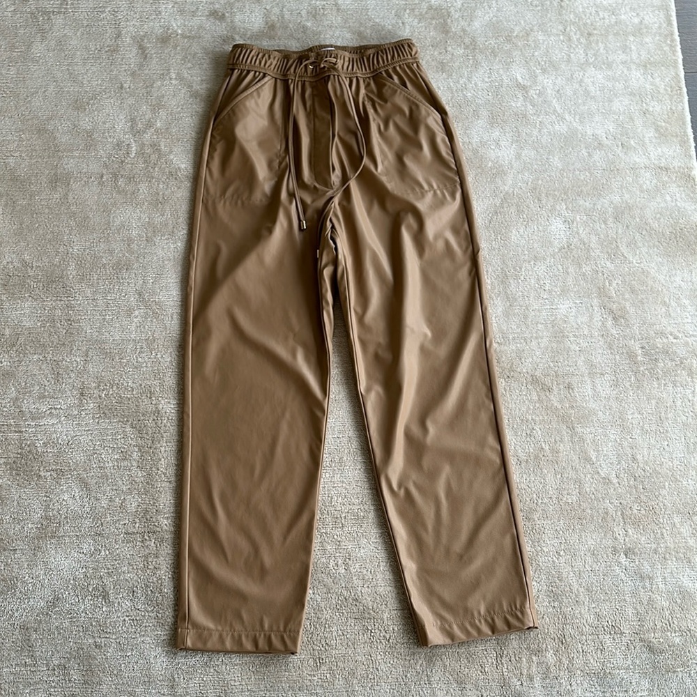 Intermix Faux Leather Pants